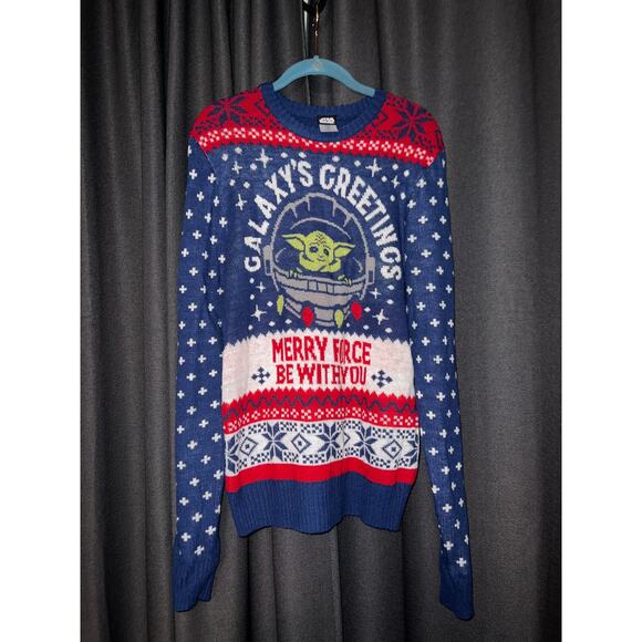 Ugly Christmas Sweater Sweaters - Ugly Christmas Sweater Xmas Size Medium Star Wars